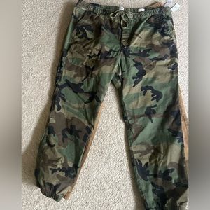 Gap Camo Joggers with Tags